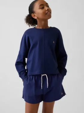 Kinderen T-shirt met zware stof en oversized pasvorm