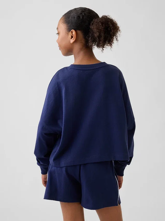 Kinderen T-shirt met zware stof en oversized pasvorm