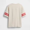 Kinderen: T-shirt van zwaar katoen met oversized logo en naaddetails