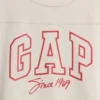 Kinderen: T-shirt van zwaar katoen met oversized logo en naaddetails