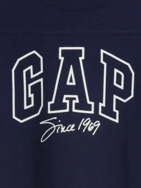 Kinderen: T-shirt van zwaar katoen met oversized logo en naaddetails