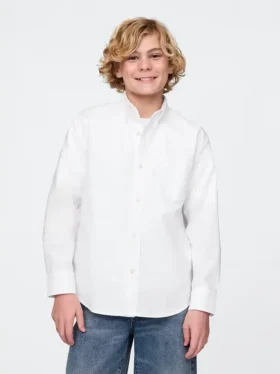 Kinderen Uniform Relaxed Oxford-overhemd