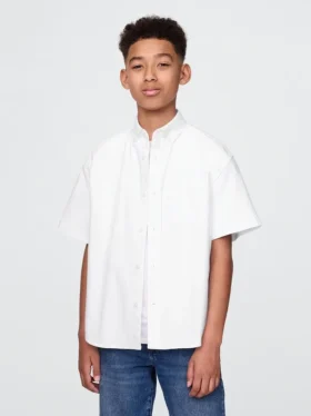 Kinderen Uniform Relaxed Oxford-overhemd