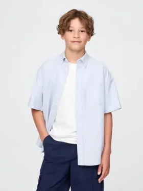 Kinderen Uniform Relaxed Oxford-overhemd