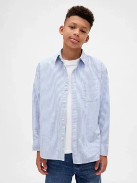 Kinderen Uniform Relaxed Oxford-overhemd