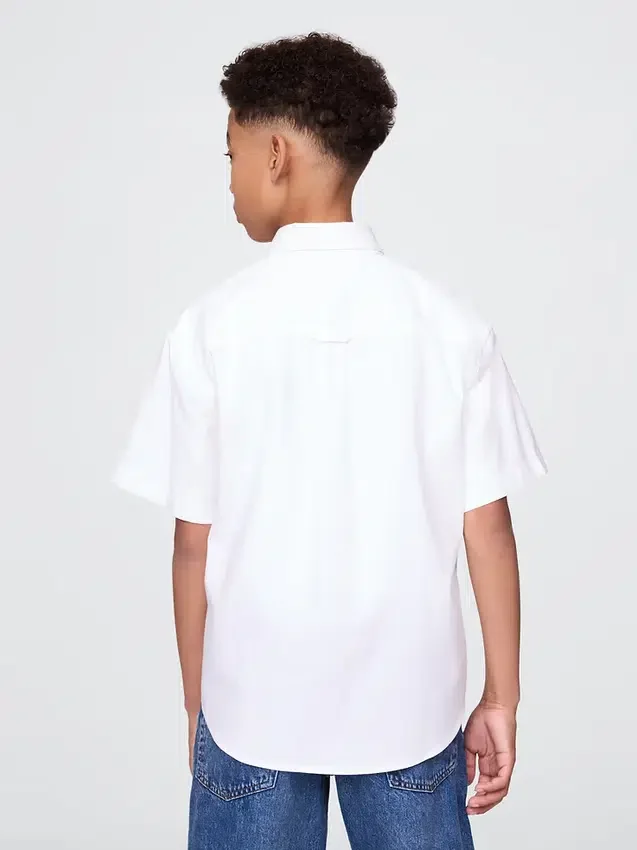 Kinderen Uniform Relaxed Oxford-overhemd