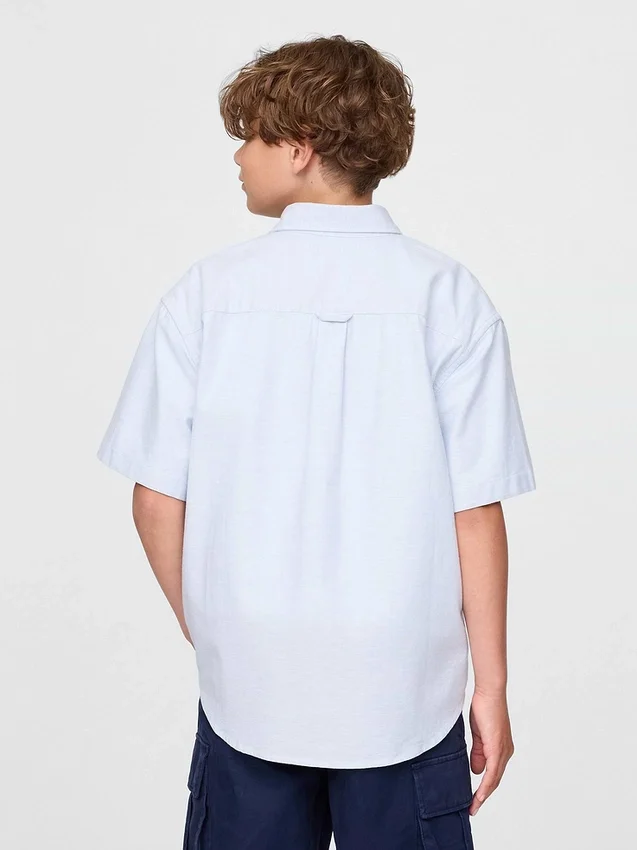 Kinderen Uniform Relaxed Oxford-overhemd