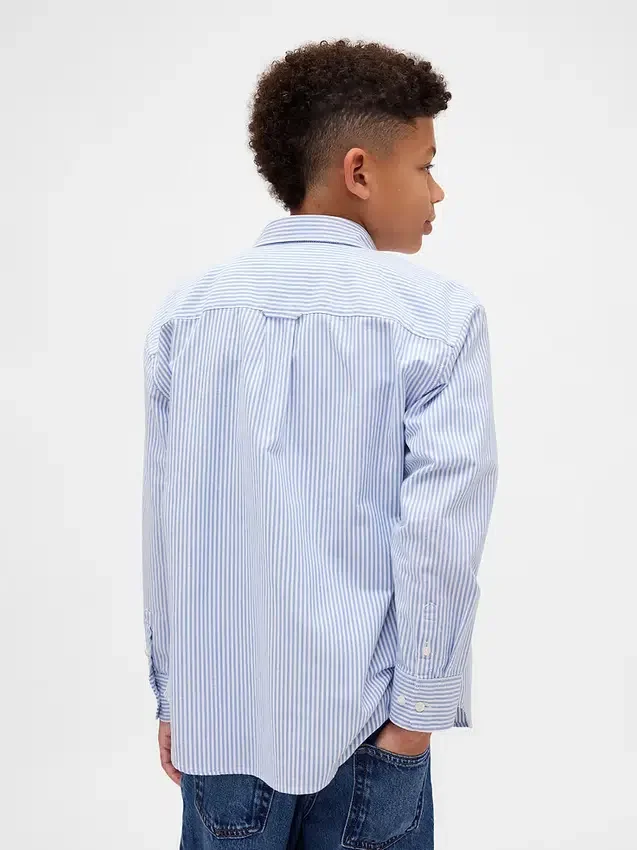 Kinderen Uniform Relaxed Oxford-overhemd