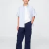 Kinderen Uniform Relaxed Oxford-overhemd