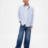 Kinderen Uniform Relaxed Oxford-overhemd