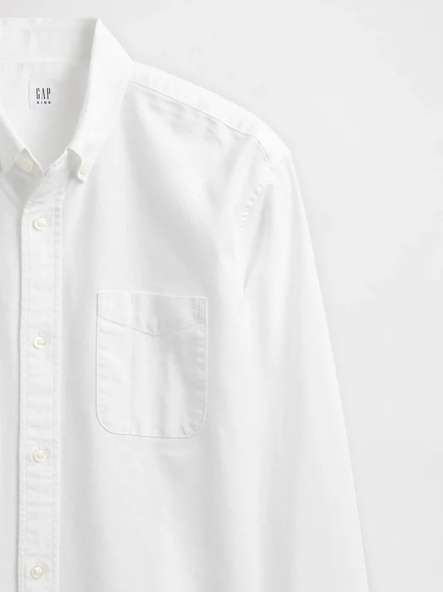 Kinderen Uniform Relaxed Oxford-overhemd