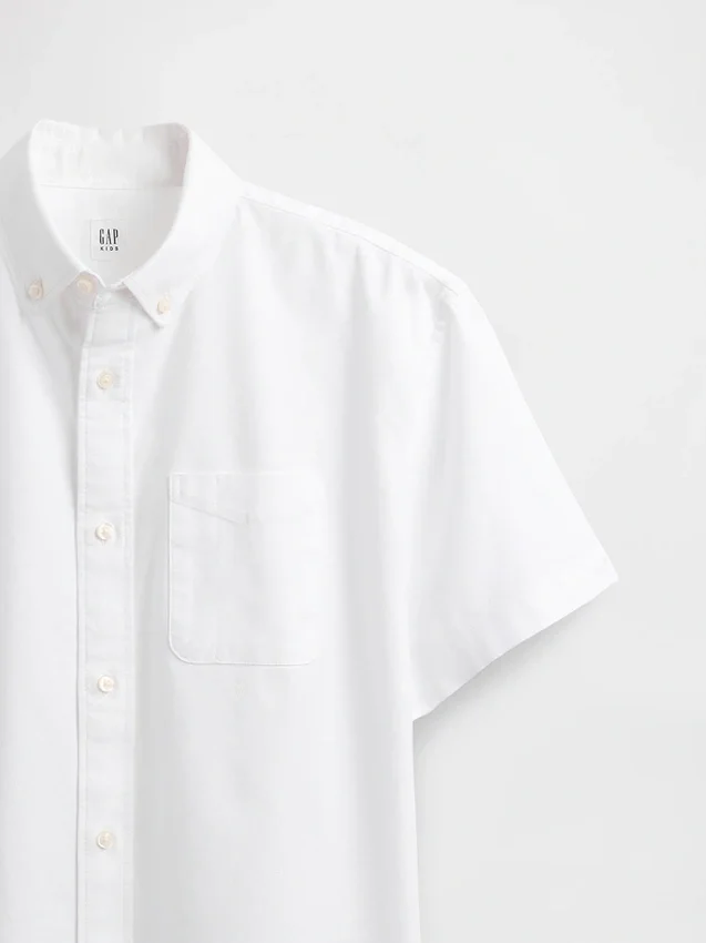 Kinderen Uniform Relaxed Oxford-overhemd