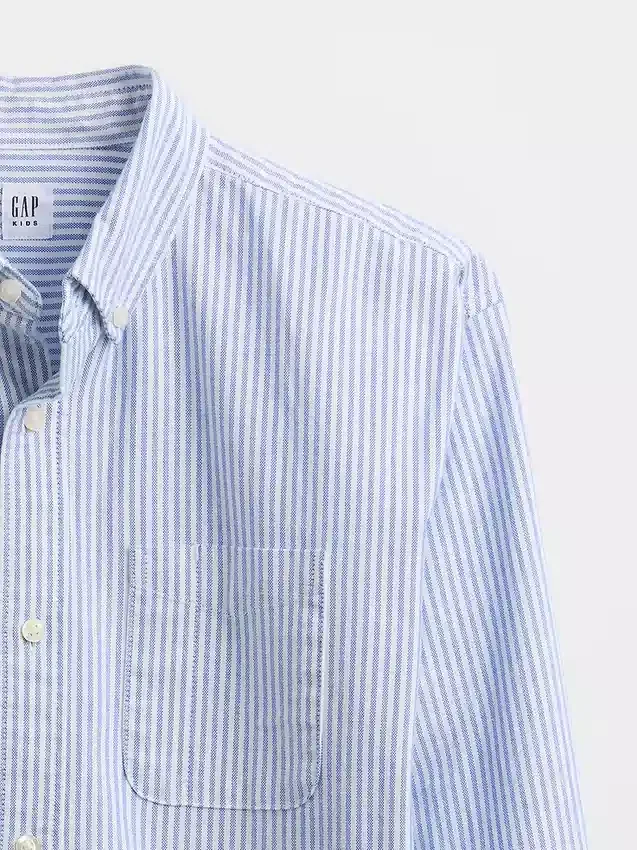 Kinderen Uniform Relaxed Oxford-overhemd