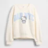 Kinderen Vintagesoft Hello Kitty-logo-sweatshirt