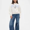 Kinderen Vintagesoft Hello Kitty-logo-sweatshirt