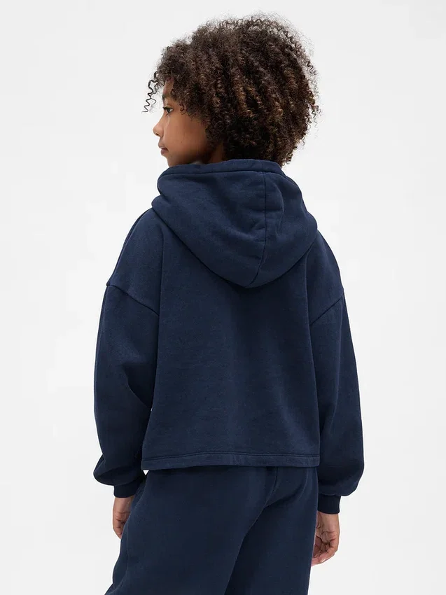 Kinderen Vintagesoft Relaxed hoodie met patch