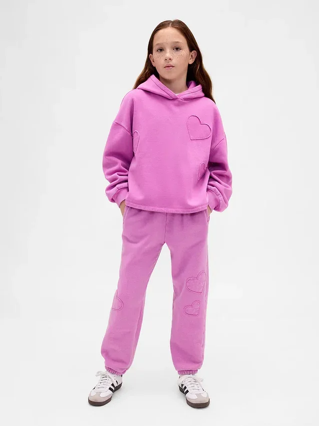 Kinderen Vintagesoft Relaxed hoodie met patch
