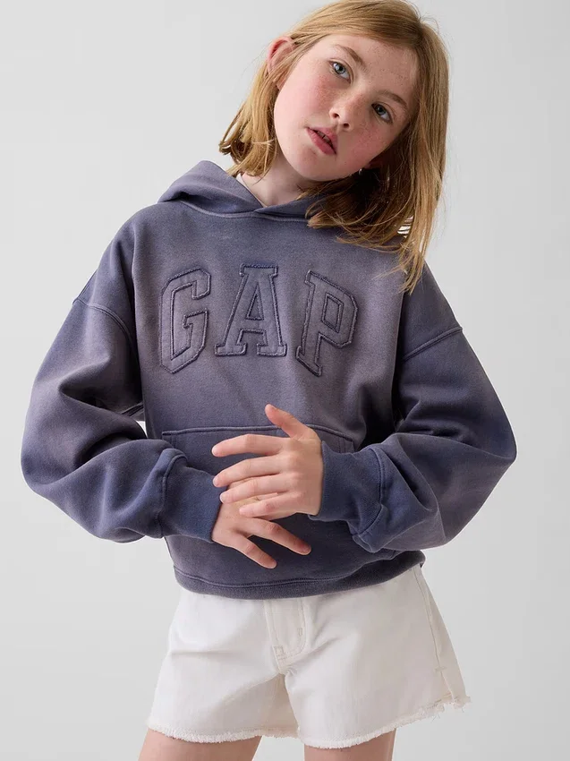 Kinderen Vintagesoft Relaxed Logo-hoodie