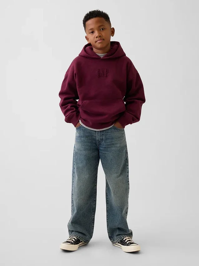 Kinderen Vintagesoft Relaxed Logo-hoodie