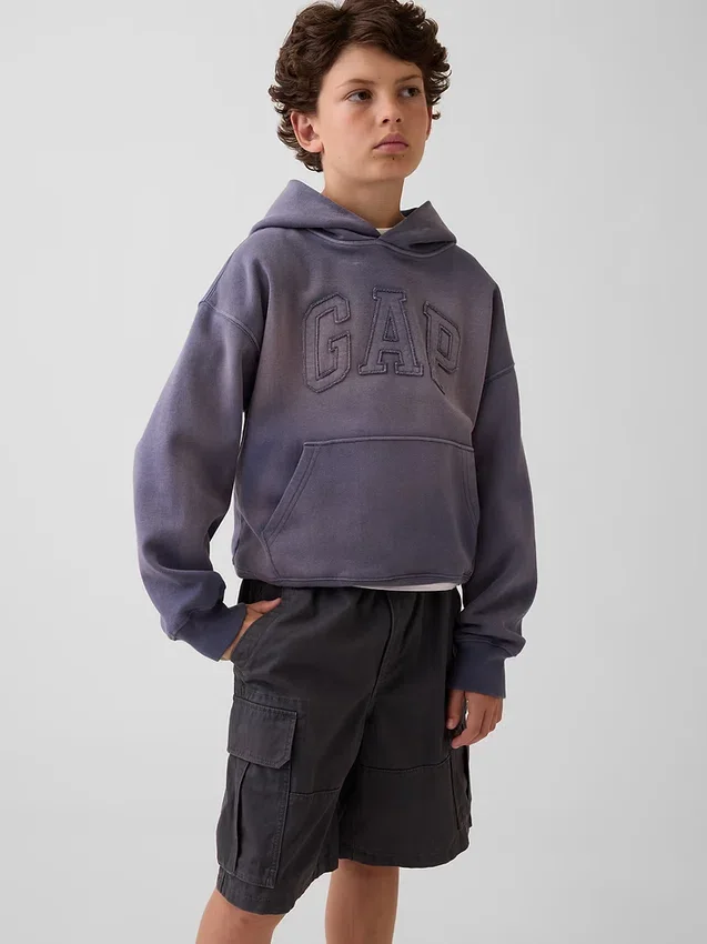 Kinderen Vintagesoft Relaxed Logo-hoodie