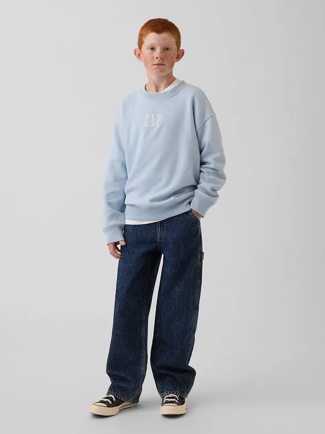 Kinderen Vintagesoft Relaxed Logo-sweatshirt