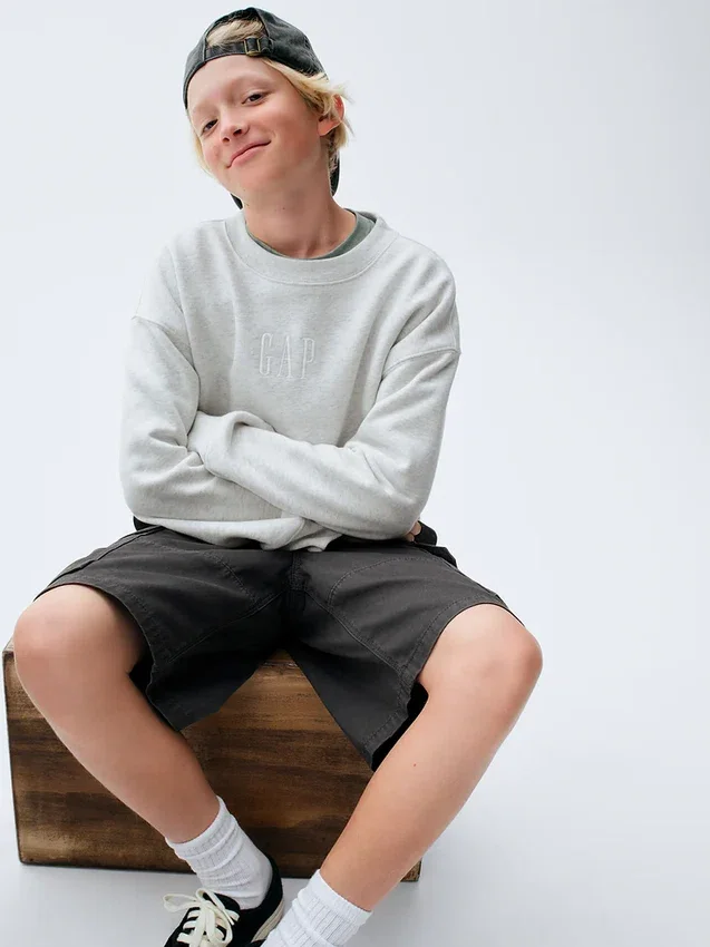 Kinderen Vintagesoft Relaxed Logo-sweatshirt