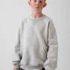 Kinderen Vintagesoft Relaxed Sweatshirt met ronde hals en zak