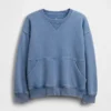 Kinderen Vintagesoft Relaxed Sweatshirt met ronde hals en zak