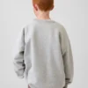 Kinderen Vintagesoft Relaxed Sweatshirt met ronde hals en zak
