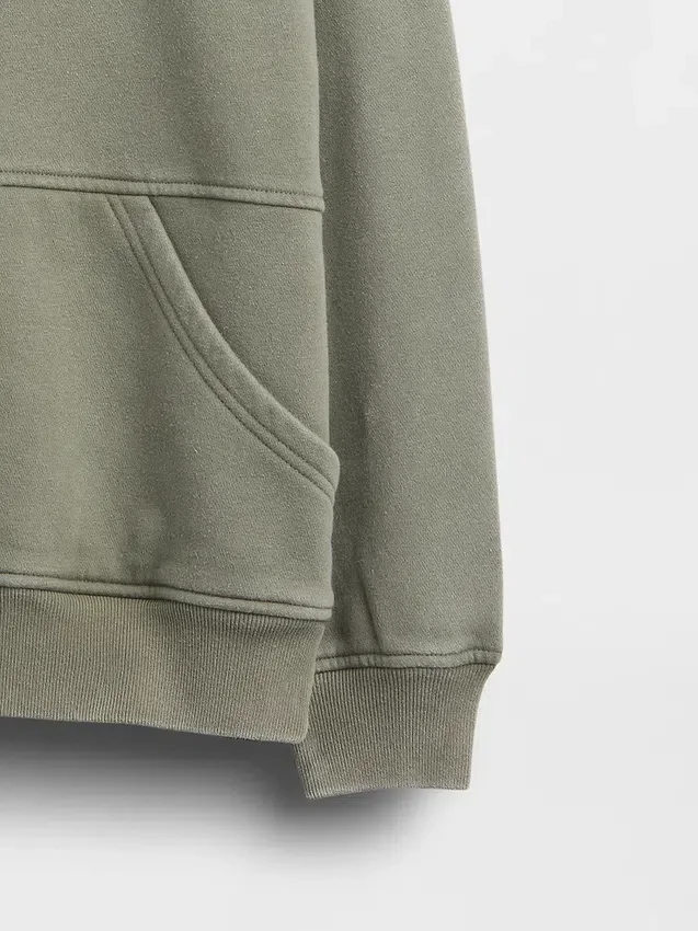 Kinderen Vintagesoft Relaxed Sweatshirt met ronde hals en zak