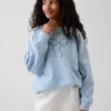 Kinderen Vintagesoft Terry oversized sweatshirt met print