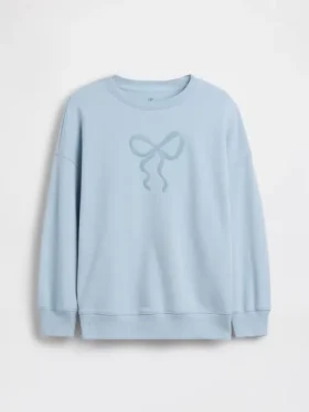 Kinderen Vintagesoft Terry oversized sweatshirt met print