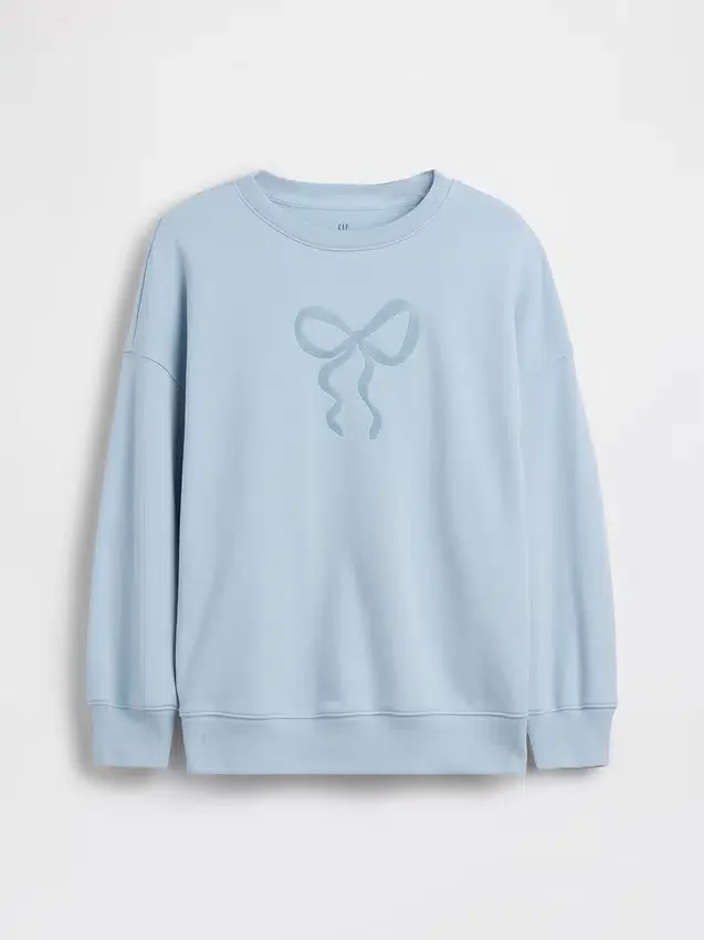 Kinderen Vintagesoft Terry oversized sweatshirt met print