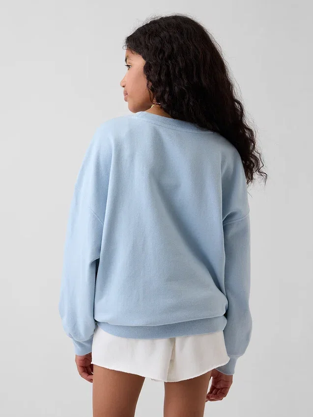 Kinderen Vintagesoft Terry oversized sweatshirt met print