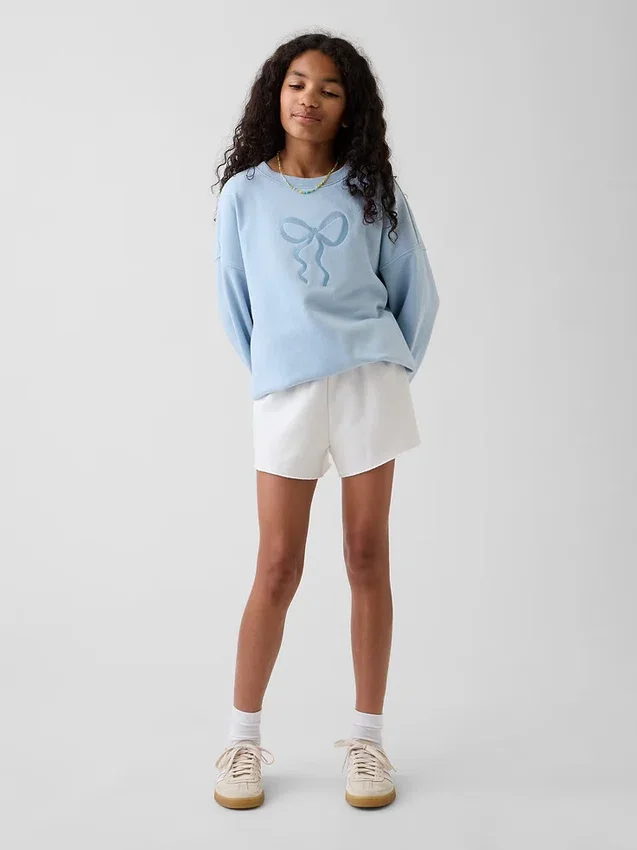 Kinderen Vintagesoft Terry oversized sweatshirt met print