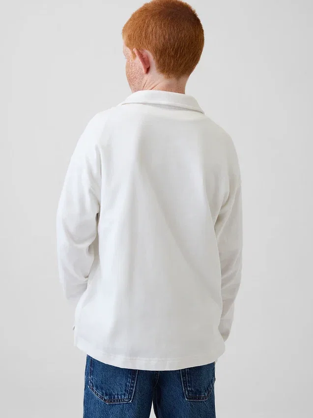 Kinderen: zwaar, relaxed polo-overhemd