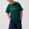 Kinderen: zwaar, relaxed T-shirt met Gap Logo
