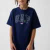 Kinderen: zwaar, relaxed T-shirt met Gap Logo