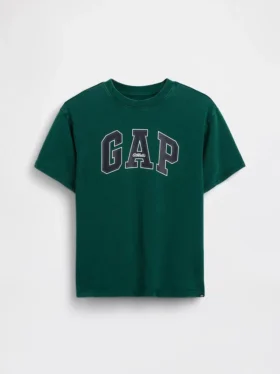 Kinderen: zwaar, relaxed T-shirt met Gap Logo