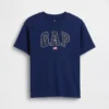 Kinderen: zwaar, relaxed T-shirt met Gap Logo