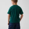 Kinderen: zwaar, relaxed T-shirt met Gap Logo