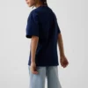 Kinderen: zwaar, relaxed T-shirt met Gap Logo