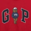 Kinderen: zwaar, relaxed T-shirt met Gap Logo