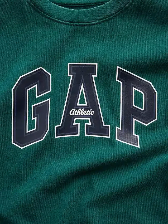 Kinderen: zwaar, relaxed T-shirt met Gap Logo