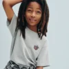 Kinderen: zwaar, relaxed T-shirt met Gap Logo