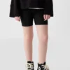 Kinderfietskorte broek met ribboord