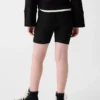Kinderfietskorte broek met ribboord