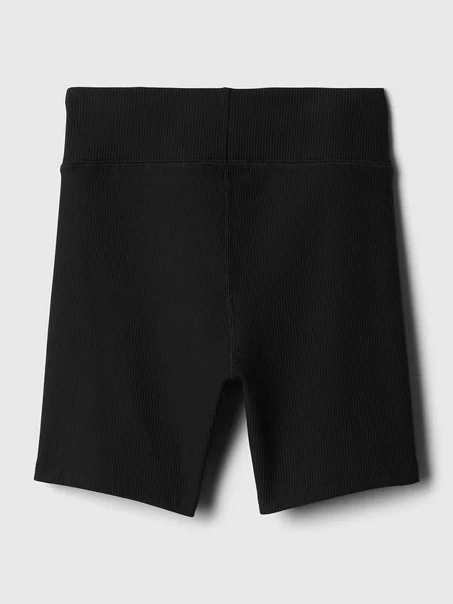 Kinderfietskorte broek met ribboord