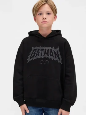 Kinderhoodie met Batman-print in Vintagesoft-stijl