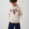 Kinderhoodie met Brannan Bear-logo van Vintagesoft